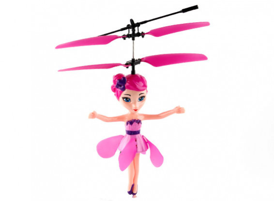 Co-Axial Flying Fairy w / sensor de altura (rosa)