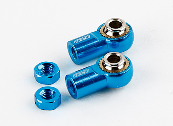 Activo 18mm Hobby aluminio universal Ballend (azul)