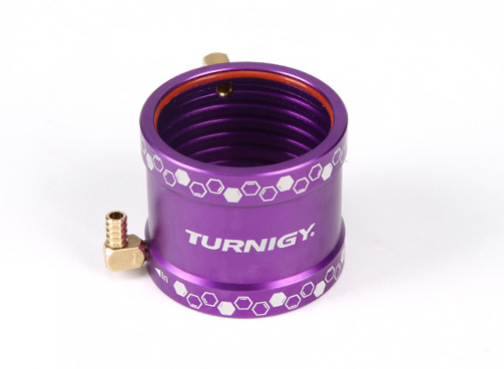 Turnigy XK motor sin escobillas de agua de refrigeración de la chaqueta 4074 40-50mm (púrpura)