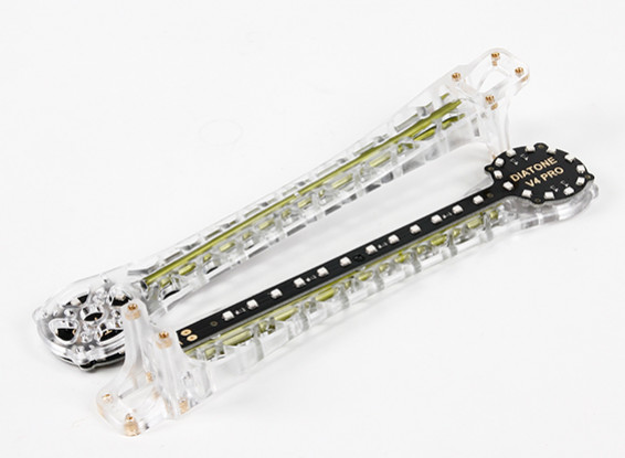 Upswept LED Upgrade armas para V500 / H550 y DJI Flamewheel multirrotor (verde) (2pcs)