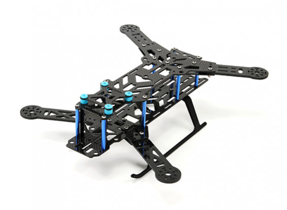 HobbyKing SMACK 300 Marco de Dron Plegable Premium Listo para FPV (KIT)
