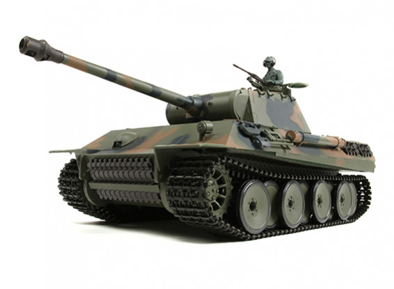 Alemán PzKw V (Panther) RC Tanque RTR w / Airsoft y Tx (enchufe de EE.UU.)
