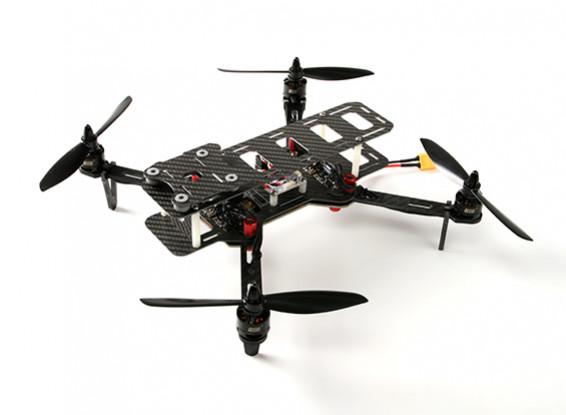 DYS 320 de fibra de vidrio Quadcopter plegable con el caso de almacenamiento (PNF)