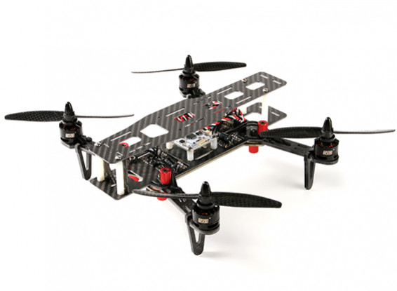 DYS 250 fibra de carbono total Drone plegable con el caso de almacenamiento (PNF)