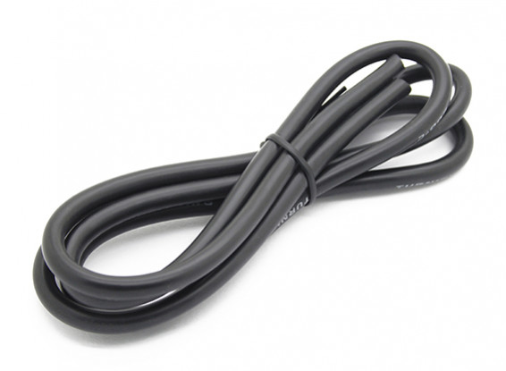 Turnigy alta calidad de silicona de alambre 10 AWG 1m (Negro)