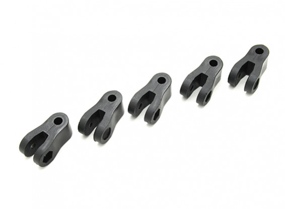 De nylon resistente Cabezas de horquilla 23 × 12,5 × 10 mm (5 piezas)