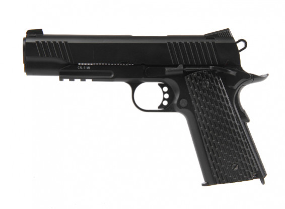 KWC M1911A1 táctico GBB Pistola de CO2 Versión (Full Metal)