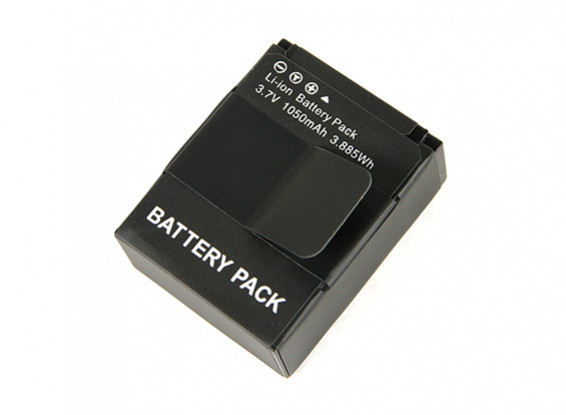 Las baterías de reemplazo 1050mAh adecuados para GoPro Hero3 y 3plus
