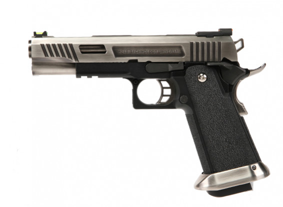 WE Hi-CAPA 5.1 T-REX GBB Pistola (plata)