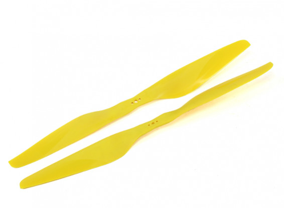 T-Style hélice 15x5.5 amarillo (CW / CCW) (2pcs)