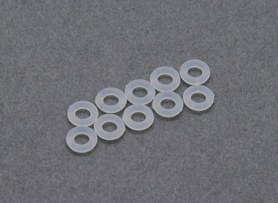 TrackStar un aro de silicona para los amortiguadores de choque de 6 x 1,5 mm (10) S060615