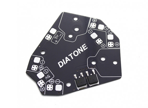 Placa de distribución de DIATONE ET 150/180 Clase Micro Multirotor de alimentación con 5V Stepdown