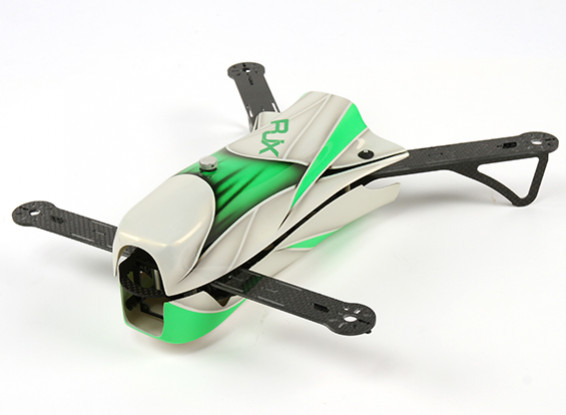 RJX CAOS 330 FPV que compite con aviones no tripulados - Sólo la estructura del avión (verde)