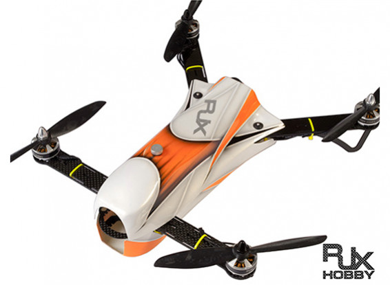 RJX CAOS 330 FPV que compite con aviones no tripulados Combo w / del motor, ESC y del regulador de vuelo (naranja)