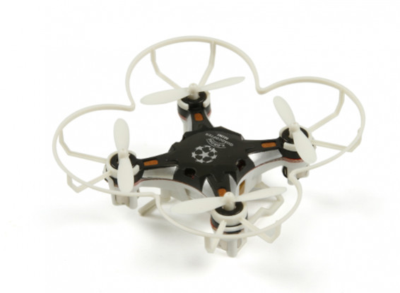 FQ777-124 bolsillo Drone 4CH Gyro 6Axis Quadcopter Con conmutable Controller (RTF) (Negro)