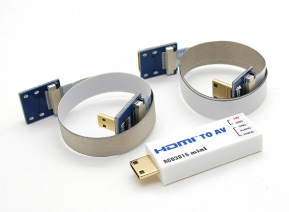 RCD 3015 mini HDMI a AV convertidor de puerto