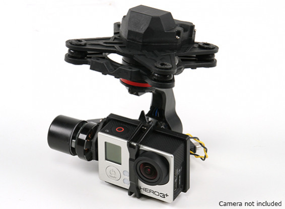 HMG YI3D 3 ejes cardán sin escobillas compatible con GoPro Hero3 tipo de cámara de la acción