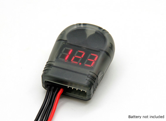 Alarma Turnigy Lipo batería probador de voltaje 2-8S y baja tensión del zumbador
