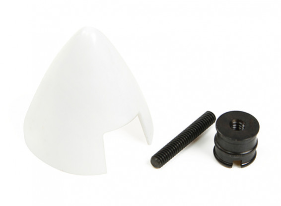 Cox .049 / .051 plástico Spinner y Hub Motor (blanco)