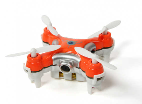 CX-10C Nano Quadcopter con una función de cámara de 0,3 MP 2,4 GHz RTF (rojo) (Modo 2 Tx)