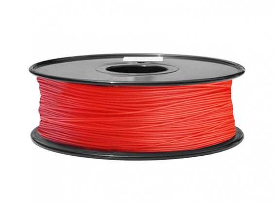 HobbyKing 3D Filamento impresora 1.75mm ABS 1kg Carrete (P.186C rojo)