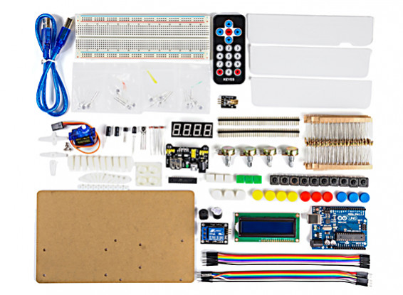 Intermedio kit Arduino con control remoto IR y Sonido