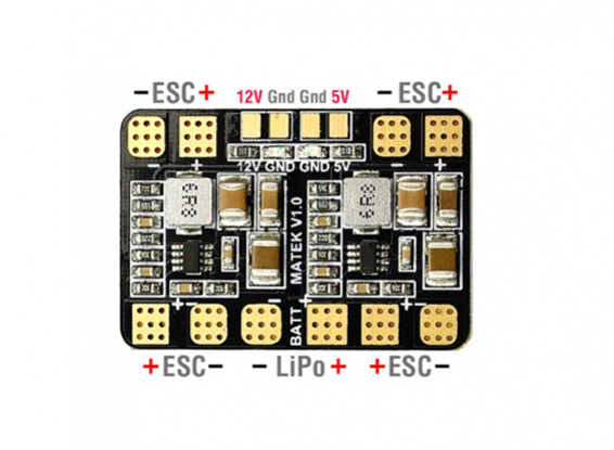 Matek Micro AP w / BEC (5 V y 12 V)