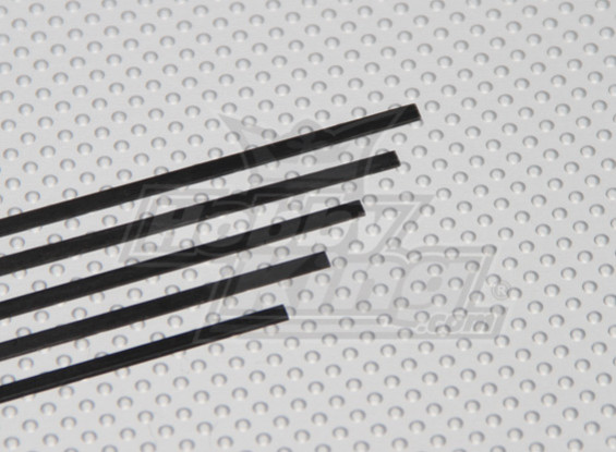 1x6x750mm de carbono de Gaza (5pcs / set)