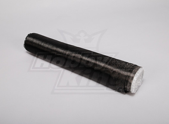 1K tejido de fibra de carbono de tela (Fine 1K80g / m2) 1mtr