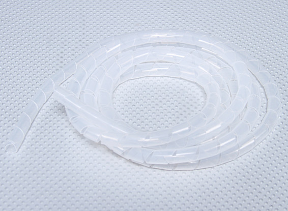 envoltura en espiral de 7 mm diámetro interno del tubo / OD de 8 mm (Clear - 2m)
