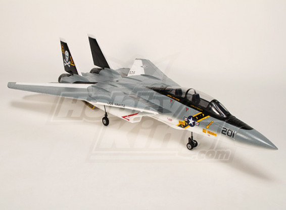F-14 del ala plegable Jet w / 60mm Kit Doble EDF