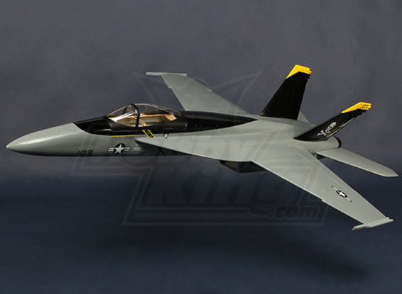 F-18 de 90 mm Jet EDF fibra de vidrio 920mm (ARF)