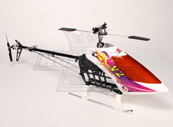 Frenesí Juego de helicóptero 600TT V2 EP 3D (tubo de torsión)