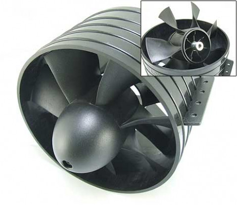 Unidad EDF conductos del ventilador 7Blade 5 pulgadas 127mm
