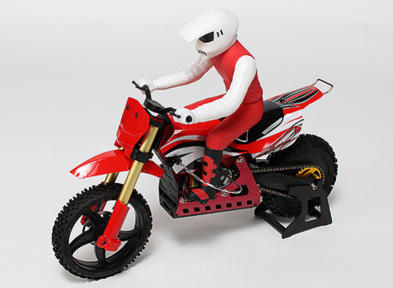 Súper jinete SR4 1/4 Escala RC sin escobillas de la motocicleta w / 2,4 GHz Radio (RTR)