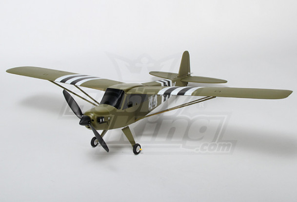 J3 Verde Avión modelo w / sistema sin escobillas (PNF)