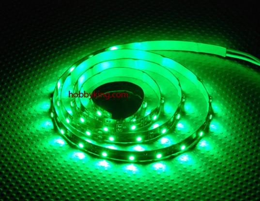Turnigy alta densidad R / C LED tira flexible-verde (1mtr)