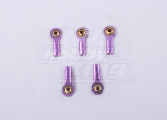 M3 aleación de la junta de rótula púrpura (5pcs / bolsa)