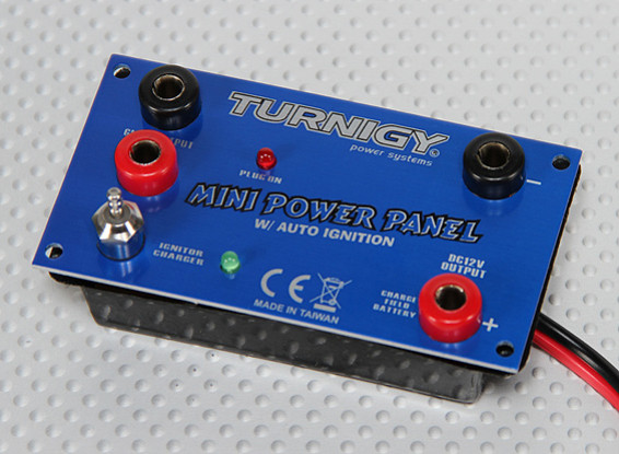 Panel de energía Mini Turnigy - 12v con Auto Glow Conductor
