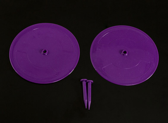 Control de radio del coche Pista Drift marcadores púrpura 2 x 200mm