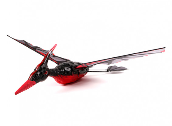 Pterodáctilo Ornithopter PPE Compuesto 1300mm Roja (RTF) (Modo 2) (enchufe de EE.UU.)