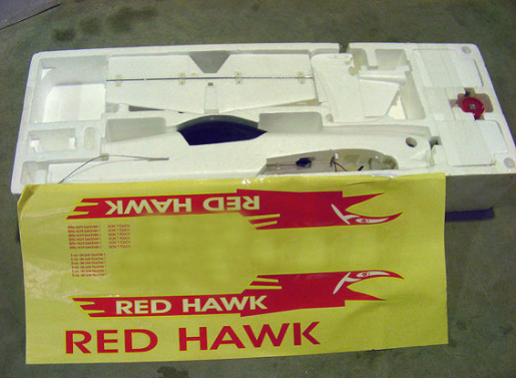 SCRATCH / DENT Red Hawk 1000mm (ARF) (AUS Almacén)