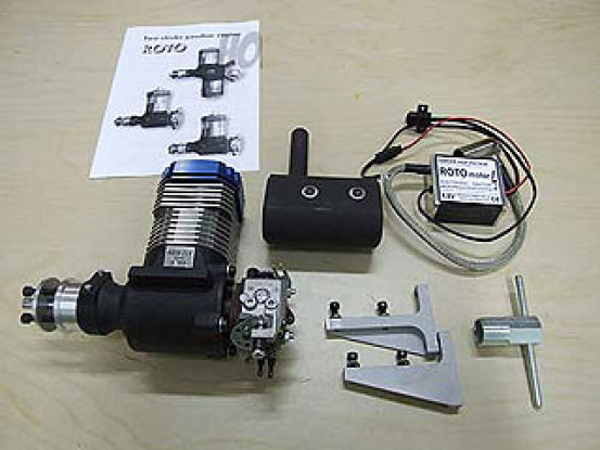 Motor de rotor 25Vi Gasolina / Gas Engine w / Elec Ignitio