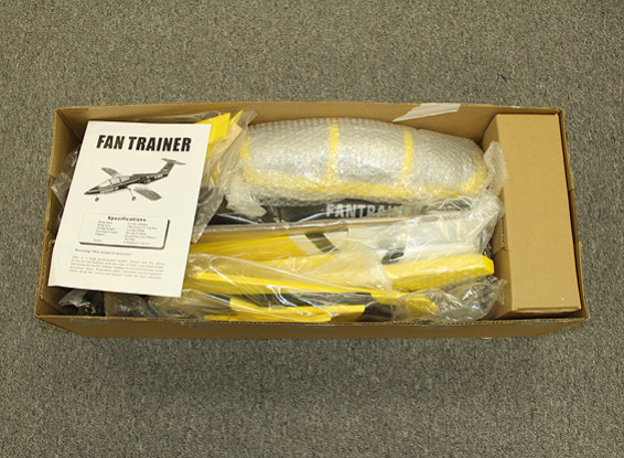 SCRATCH / DENT - Ventilador Trainer 90mm 1300mm EDF compuesto (amarillo)