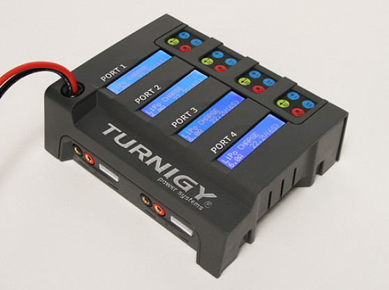 Turnigy TQ4 4x6s de polímero de litio cargador de baterías