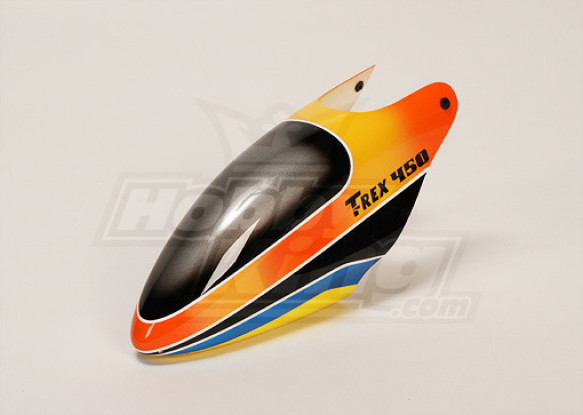Canopy de fibra de vidrio para Trex-450 V2