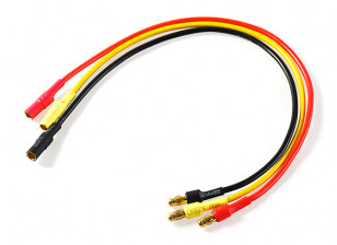 3.5mm Male/Female Bullet Brushless 18AWG Motor Extension Lead 200mm