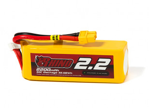 Rhino 2200mAh 4S 50C Lipo Battery Pack w/XT60