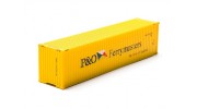 HO Scale 40ft Shipping Container (P&O Ferrymasters) front view