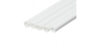 ABS Round Tube 8.0mm OD x 500mm White (Qty 5)